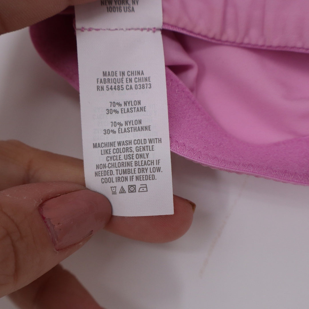 Aerie Smoothez Pink Short Sleeve Crop Top Small Activewear Crew Neck
