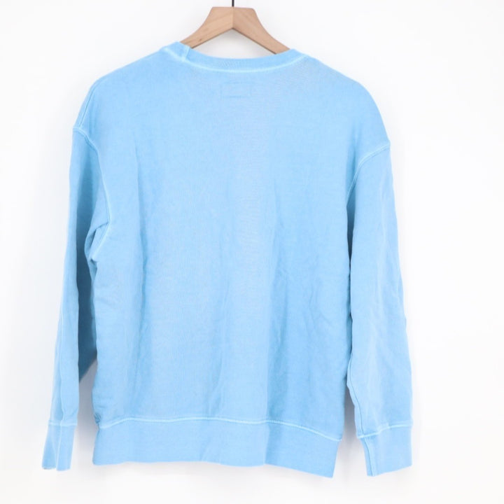 American Giant Sweatshirt Mens M Blue Cotton Crewneck Fleece Lined Street Wear
