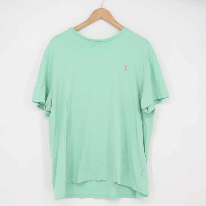 Polo Ralph Lauren T-Shirt Mens XL Mint Green Embroidered Pony Logo Excellent