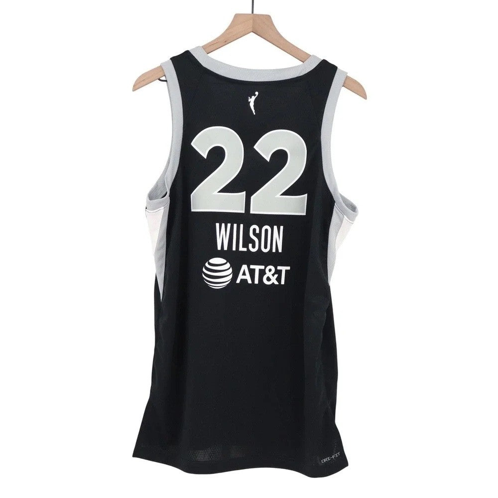 Nike Las Vegas Aces A'ja Wilson 22 Explorer Edition Jersey Black Womens XL