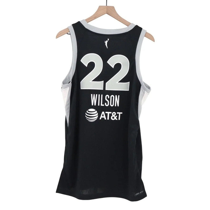Nike Las Vegas Aces A'ja Wilson 22 Explorer Edition Jersey Black Womens XL