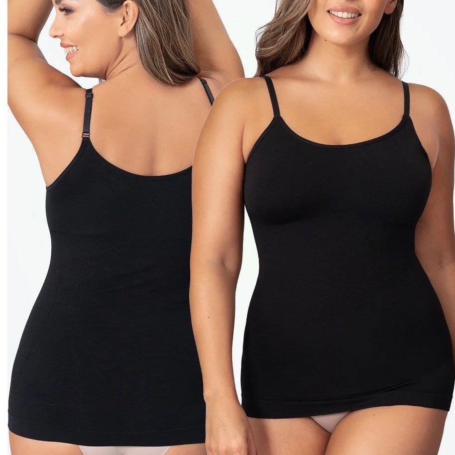 Shapermint Essentials All Day Every Day Scoop Neck Cami Black Size L