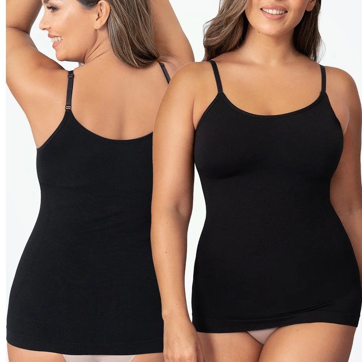 Shapermint Essentials All Day Every Day Scoop Neck Cami Black Size L