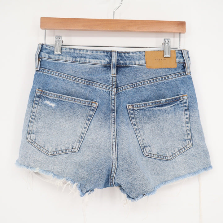 H&M Shorts Womens 6 Vintage Shorts High Waist Light Blue Distressed Excellent