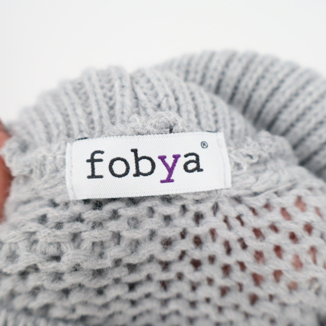 Fobya Maxi Sweater Dress Womens Gray Knitted Wrap Front Turtleneck Pullover