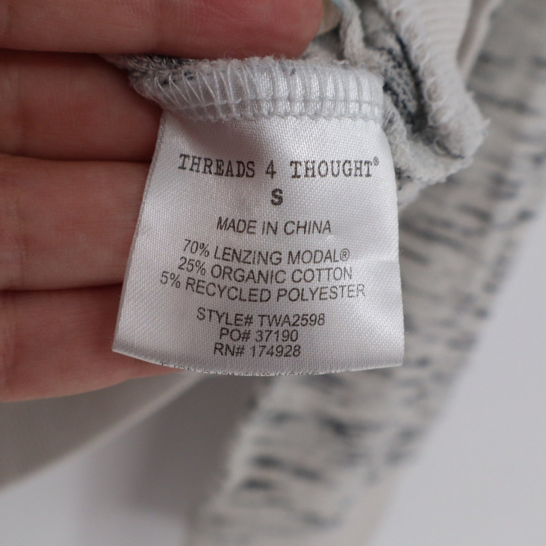 Threads 4 Thought Sweatshirt Women's S Cream Space Dye Raglan Excellent