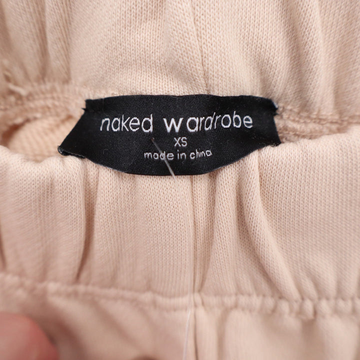 Naked Wardrobe Tan Beige Oversized Sweatshirt and Joggers Lounge Set XS