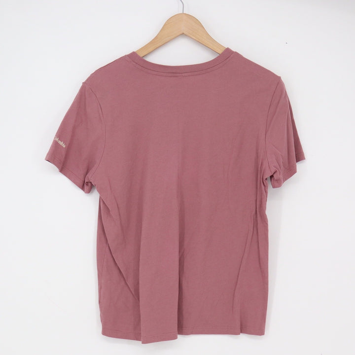 Columbia T-Shirt Womens S Keep Growing Graphic Mauve Floral Cotton Excellent