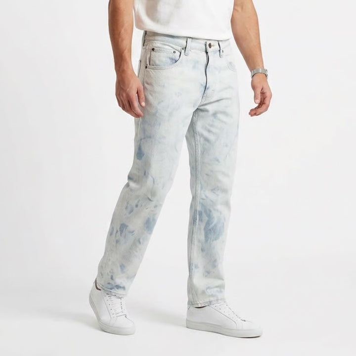 Wrangler Premium Quality Acid Wash Straight Leg Jeans Light Blue 30x30