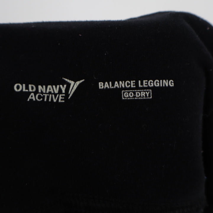 Old Navy Go-Dry Balance Leggings Womens M Black Stretch Mid Rise Skinny Leg