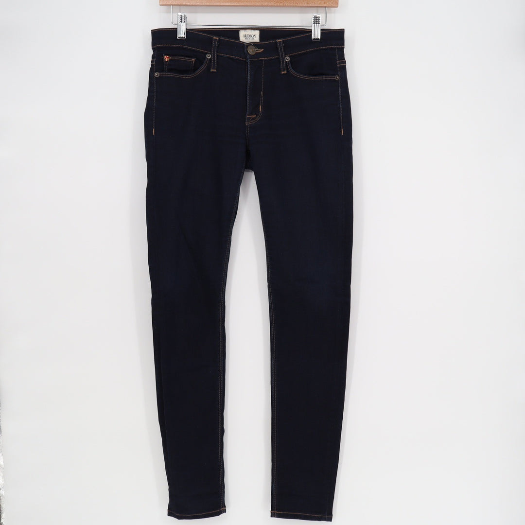 Hudson Womens Skinny Jeans Dark Indigo Wash Made in USA Size 26 DVA 954