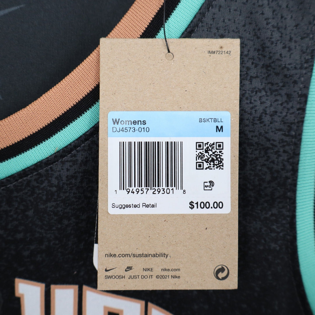 Nike New York Liberty Sabrina Ionescu 20 Explorer Edition Jersey Black M