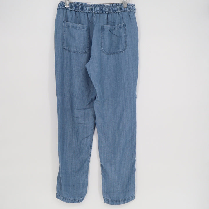 Splendid Blue Lyocell Drawstring Jogger Pants Womens Size Small
