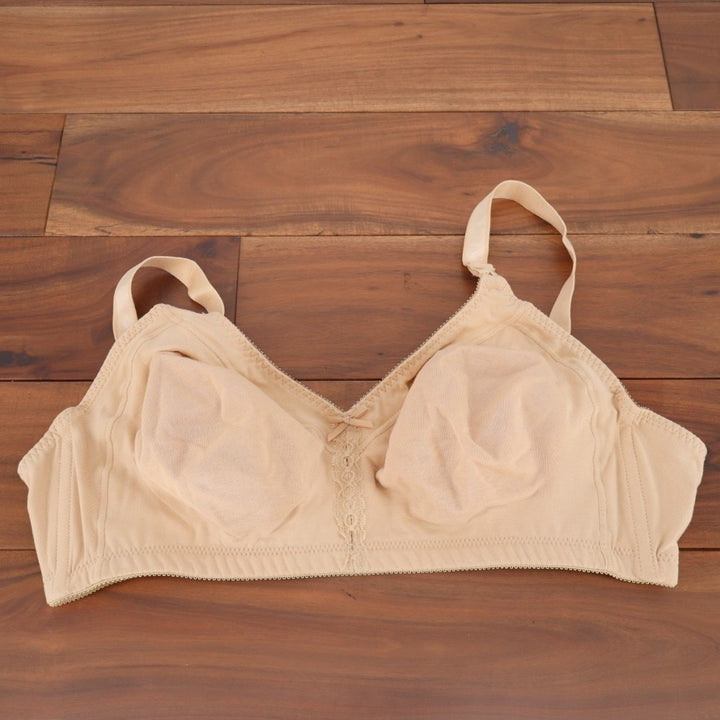 Bali Double Support Wireless Bra Womens 38DD Nude Adjustable Strap Full Coverage