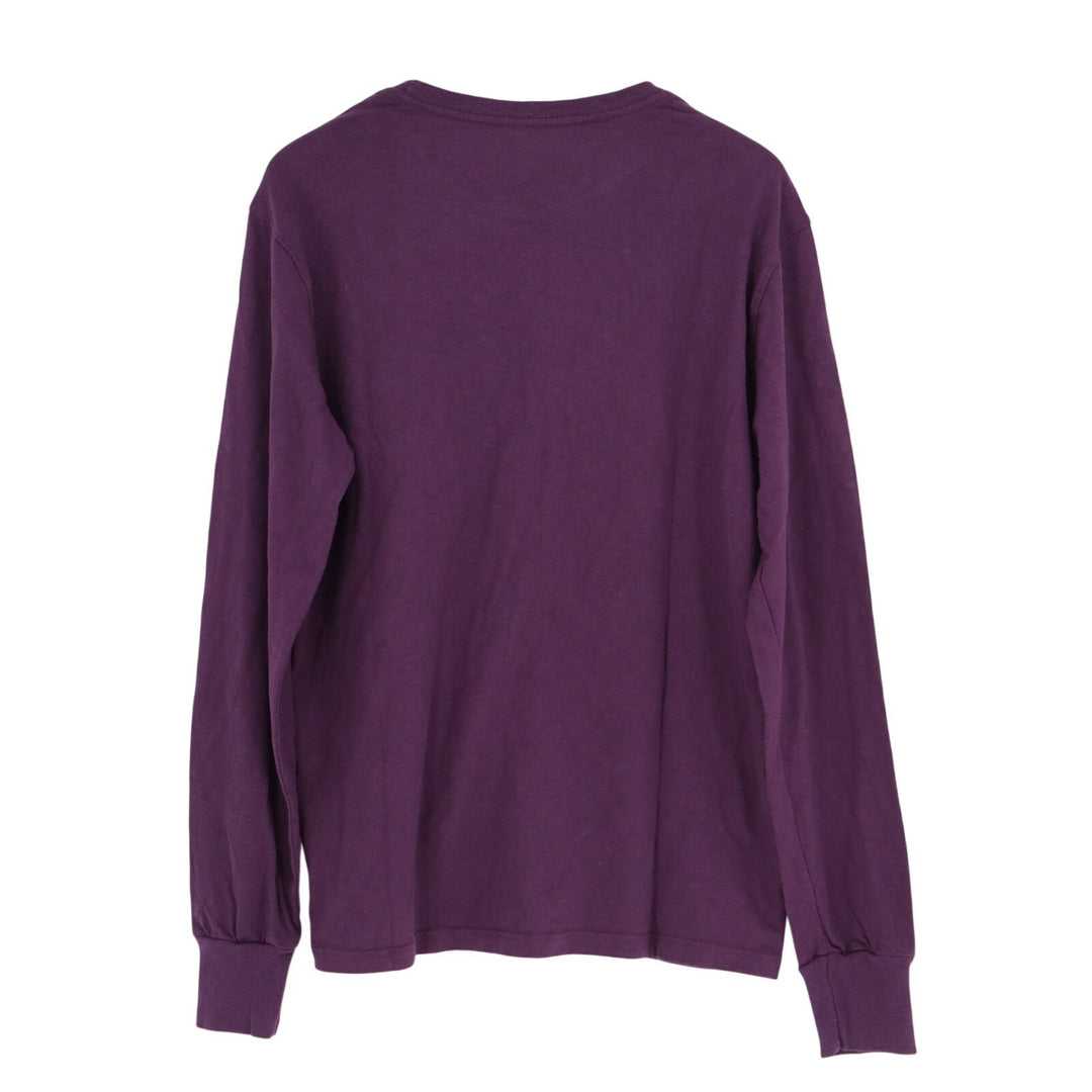 American Giant Premium Slub T-Shirt Mens Medium Purple Cotton Knit Crew Neck