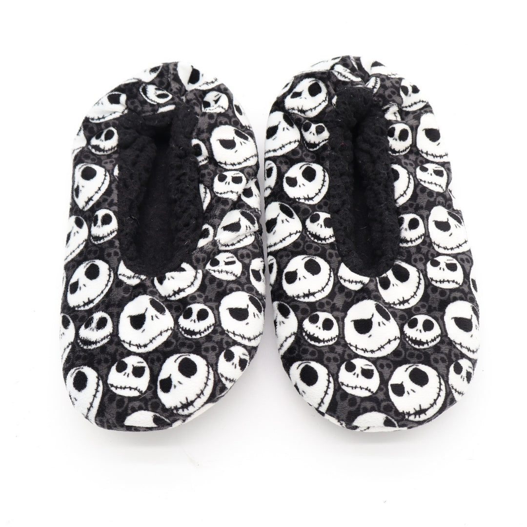 Disney Nightmare Before Christmas Jack Skellington Slipper Socks Black Grey