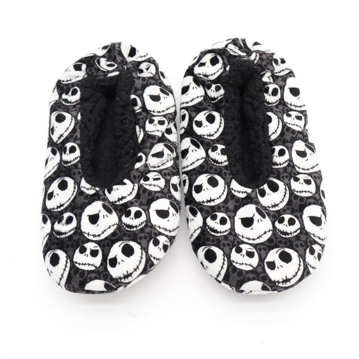 Disney Nightmare Before Christmas Jack Skellington Slipper Socks Black Grey