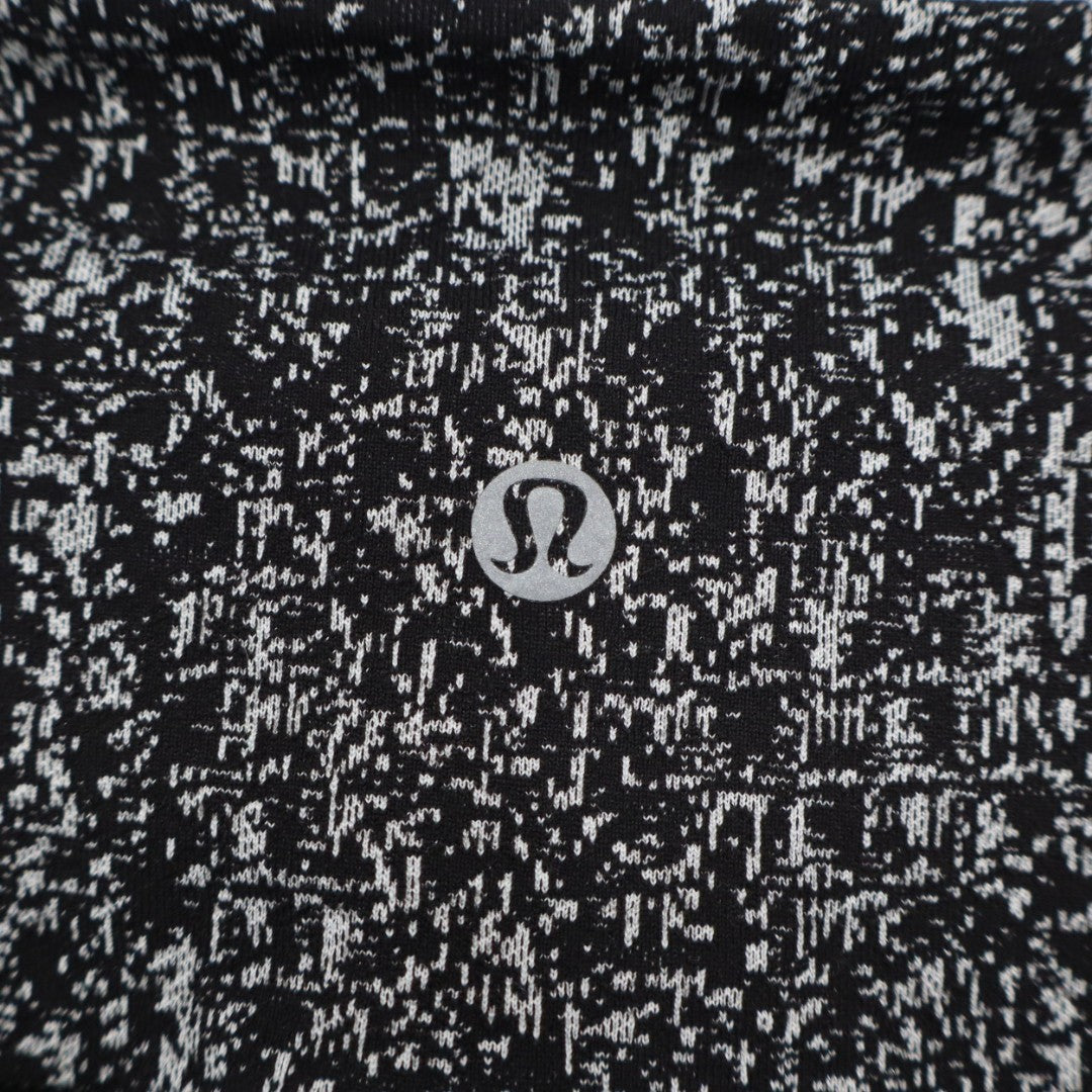 Lululemon Wunder Under Leggings Womens 24x24 Black White High Waist Running Yoga