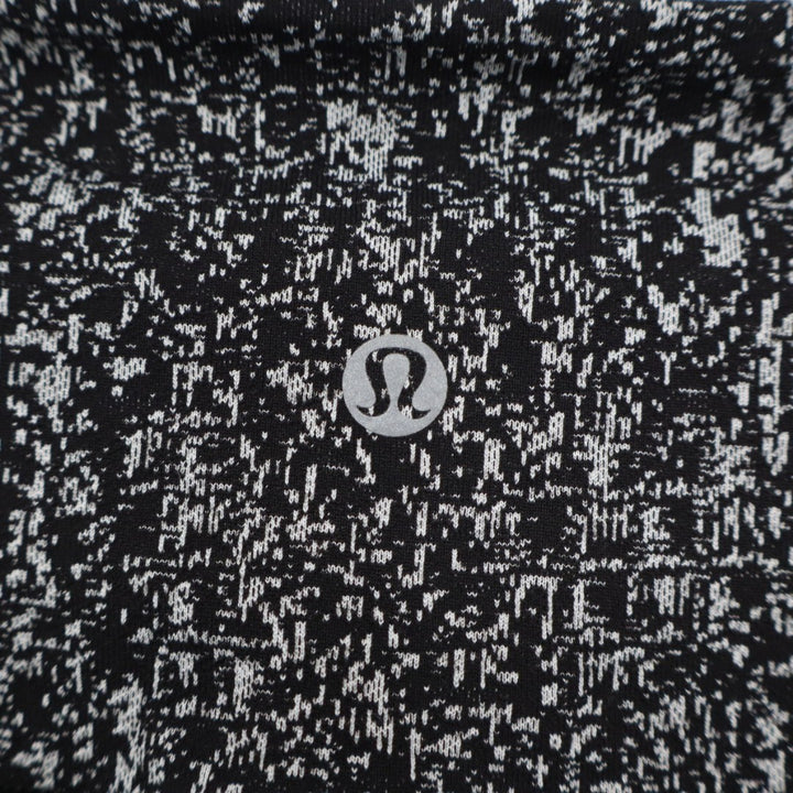 Lululemon Wunder Under Leggings Womens 24x24 Black White High Waist Running Yoga