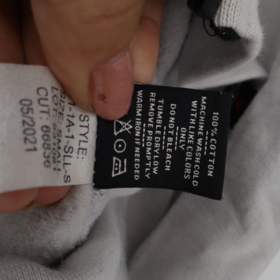 American Giant Women's Classic Full Zip Hoodie Light Gray Cotton Size S