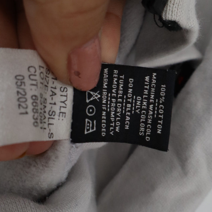 American Giant Women's Classic Full Zip Hoodie Light Gray Cotton Size S
