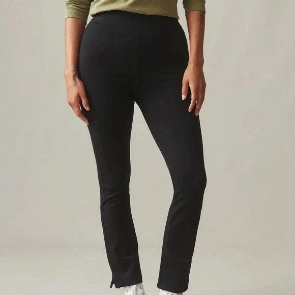 American Giant Womens Black Bootcut Pants Size 8 Made in USA