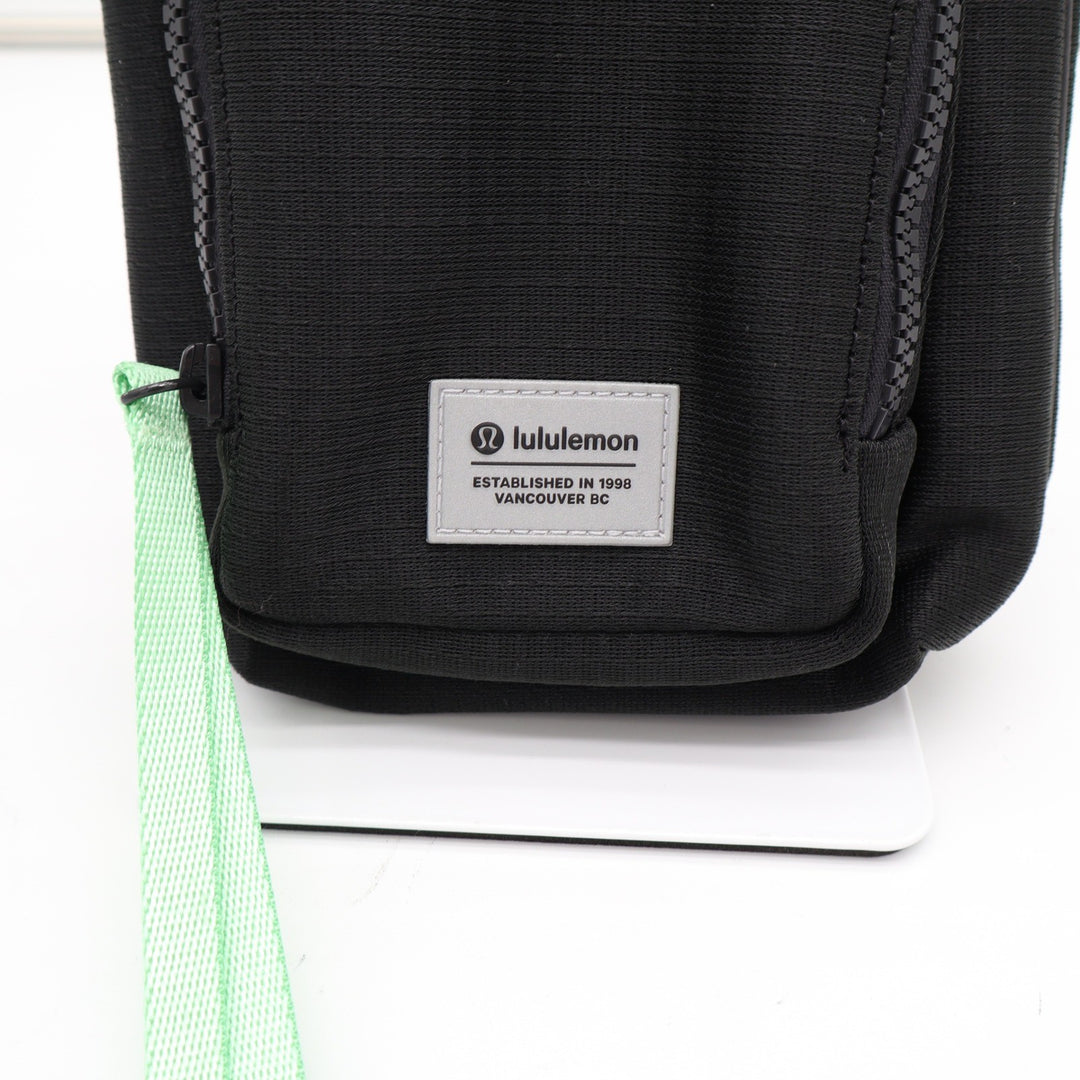 Lululemon Modular Phone Crossbody Bag Black Adjustable Strap Small Utility Pouch