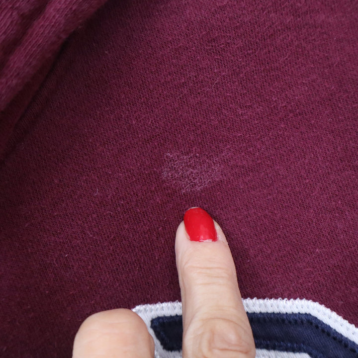 Gap Arch Logo Pullover Hoodie Burgundy Maroon Navy Blue Medium