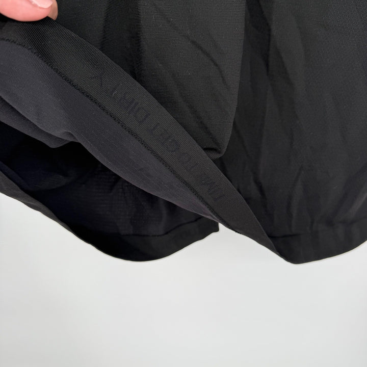 Lululemon Athletica Mens Black Short Sleeve Polo Shirt Size M Athleisure Golf