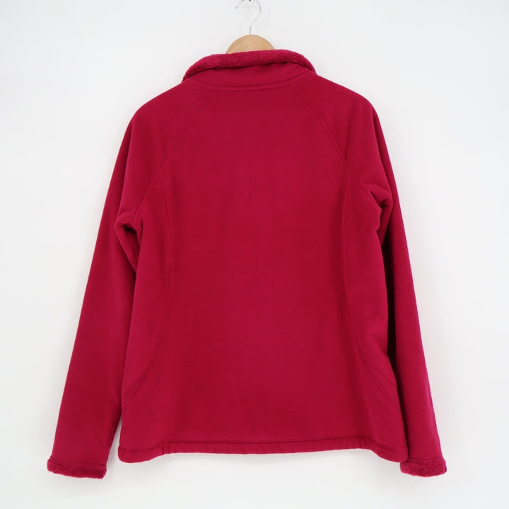 The North Face Womens Full Zip Fleece Jacket Magenta Pink Size L