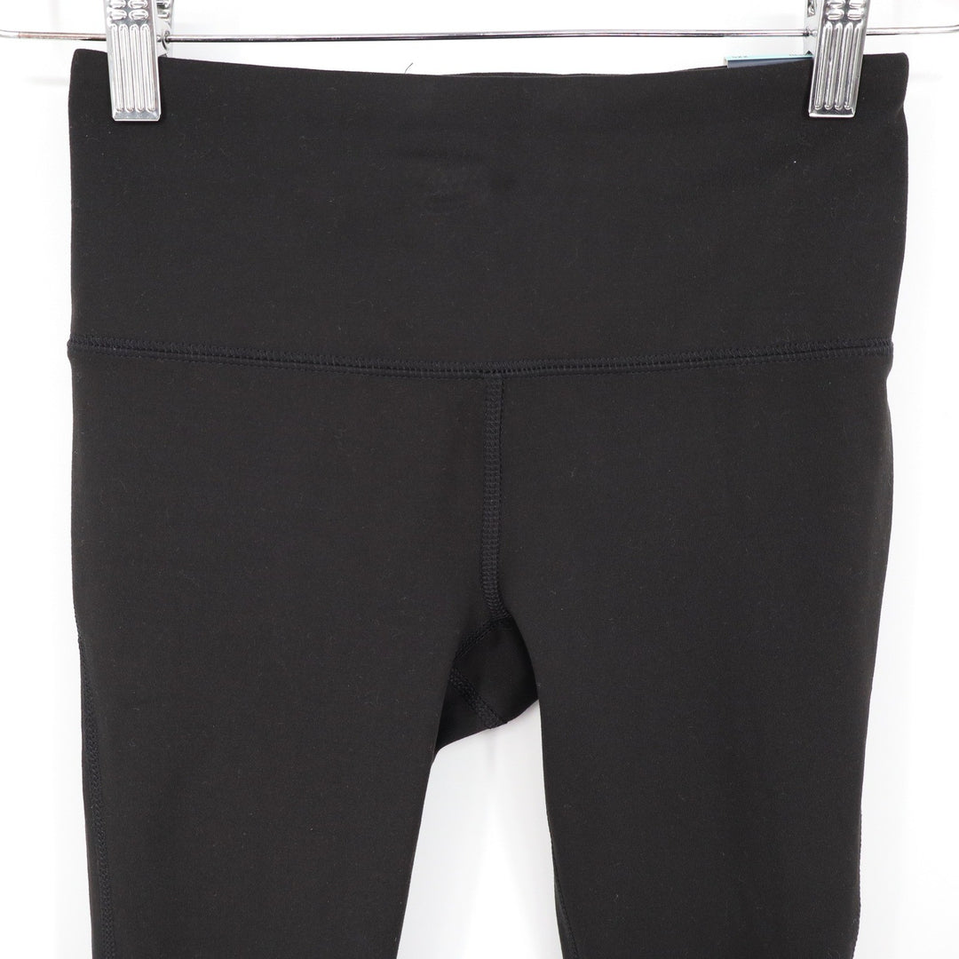 DSG Womens Momentum Capri Pure Black High Rise Leggings Size XXS