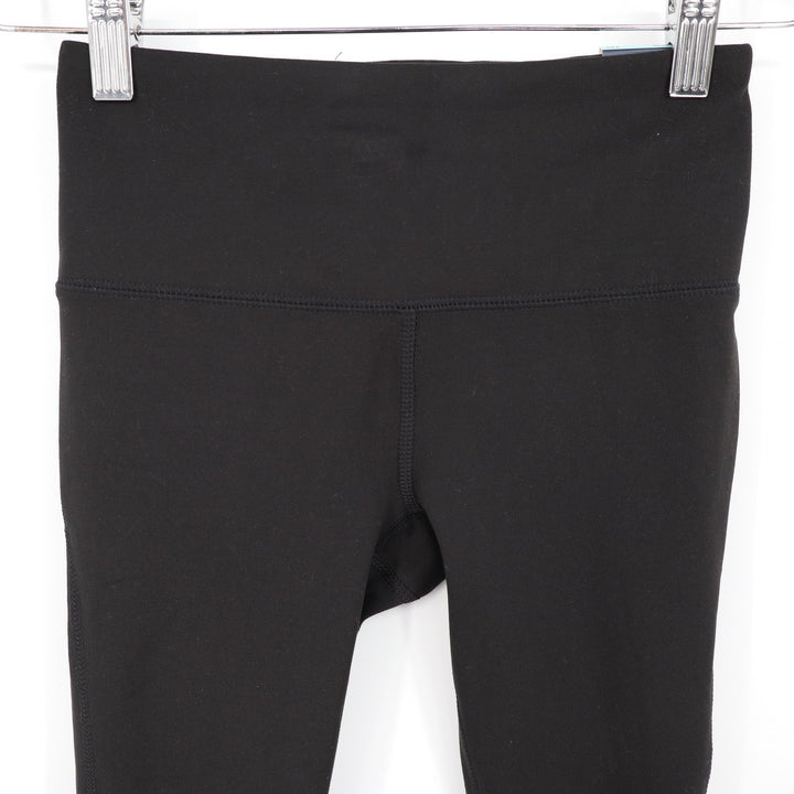 DSG Womens Momentum Capri Pure Black High Rise Leggings Size XXS