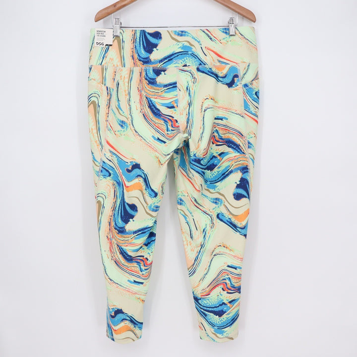 DSG Momentum 7/8 Leggings XXL Amped Up Multi Marble Swirl High Rise