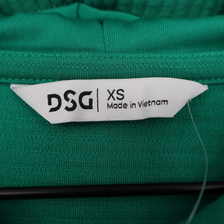 DSG Womens So Soft Ottoman Hoodie Melted Emerald Green Ribbed XS