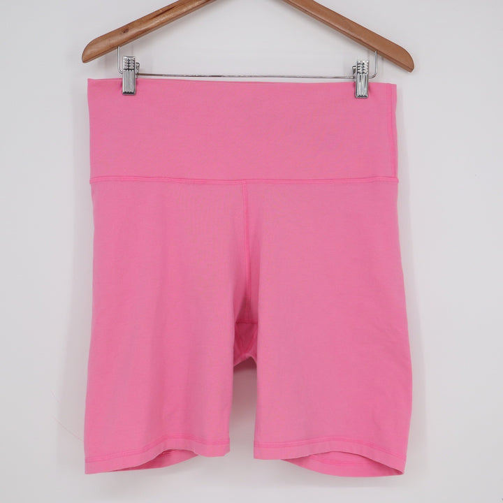 Old Navy Active Balance Legging Go-Dry Pink High Waisted Biker Shorts XL