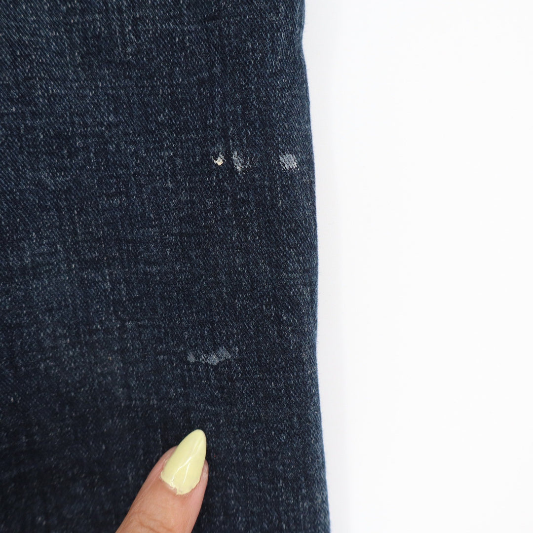 Urban Star Mens Dark Wash Straight Leg Denim Jeans 34x30 Blue