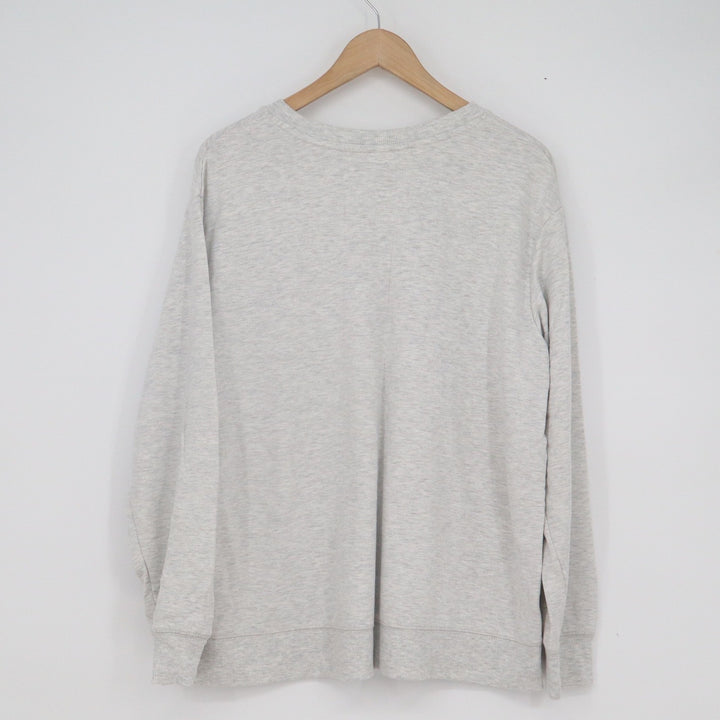 Stars Above Womens XXL Gray Beautifully Soft Fleece Crewneck Sweatshirt