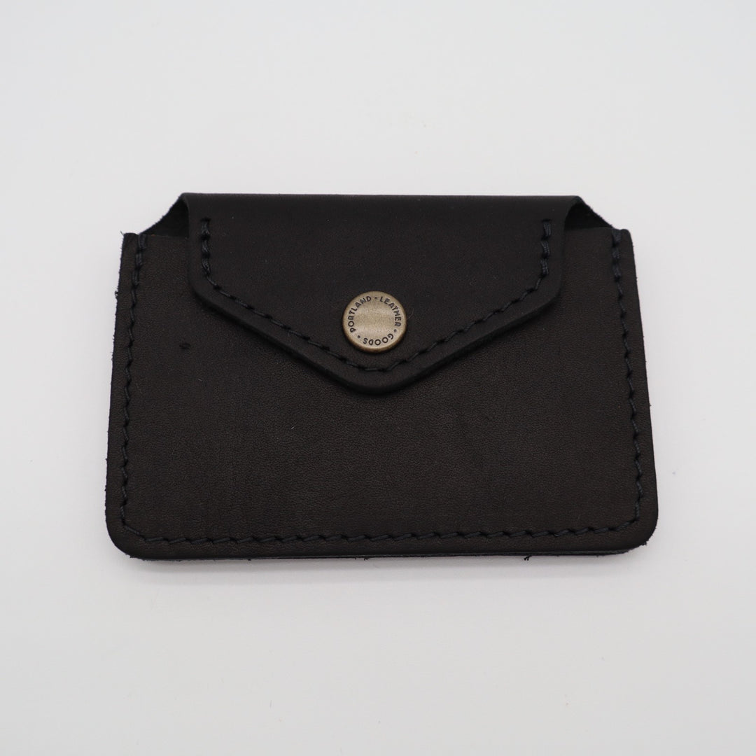 Portland Leather Goods Lovebug Womens Wallet Core Black 2 Spacious Compartments