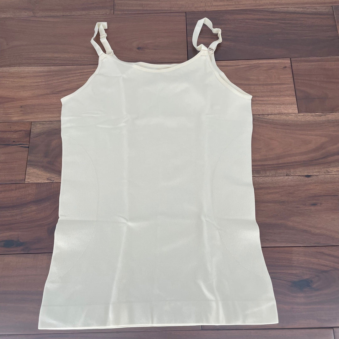 Shapermint Essentials All Day Every Day Scoop Neck Cami Beige XL