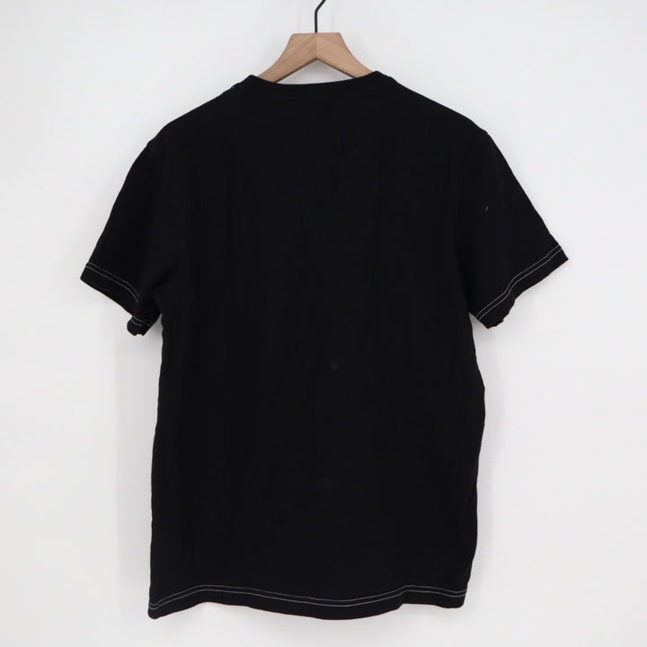 American Giant Mens Black Cotton Short Sleeve Pocket Tee Size Medium Made in USA