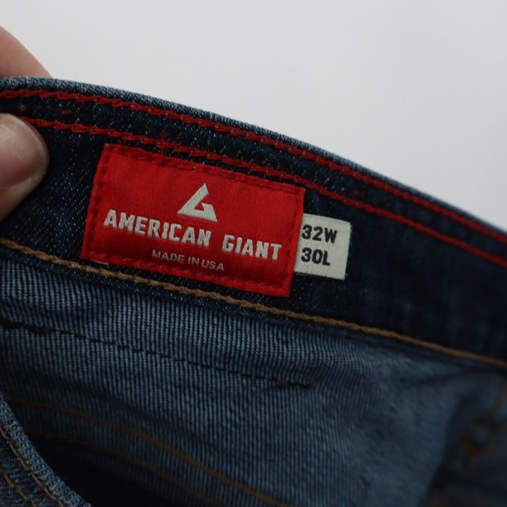 American Giant Classic Straight Leg Dark Dakota Pant Size 32X30 Made In USA