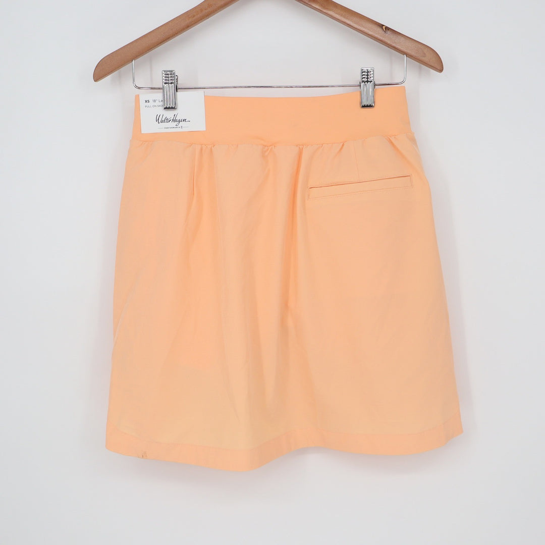 Walter Hagen Womens XS Peach Fuzz Performance 11 Lightweight Core Skort