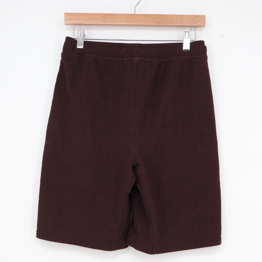 All In Motion Mens Maroon Knit Athletic Shorts Size S Drawstring Gym