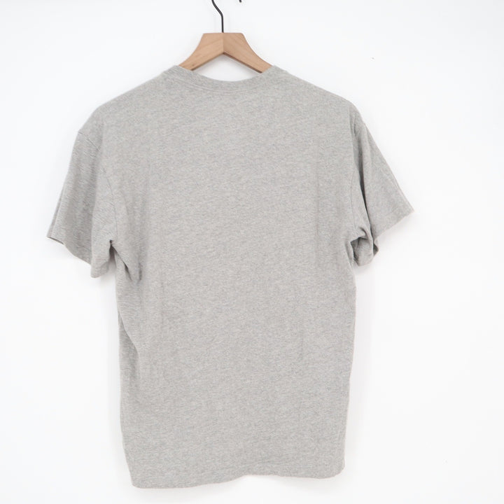 Celebrate It Mens Santa Claus Graphic T-Shirt Heather Grey Christmas Tee Size M