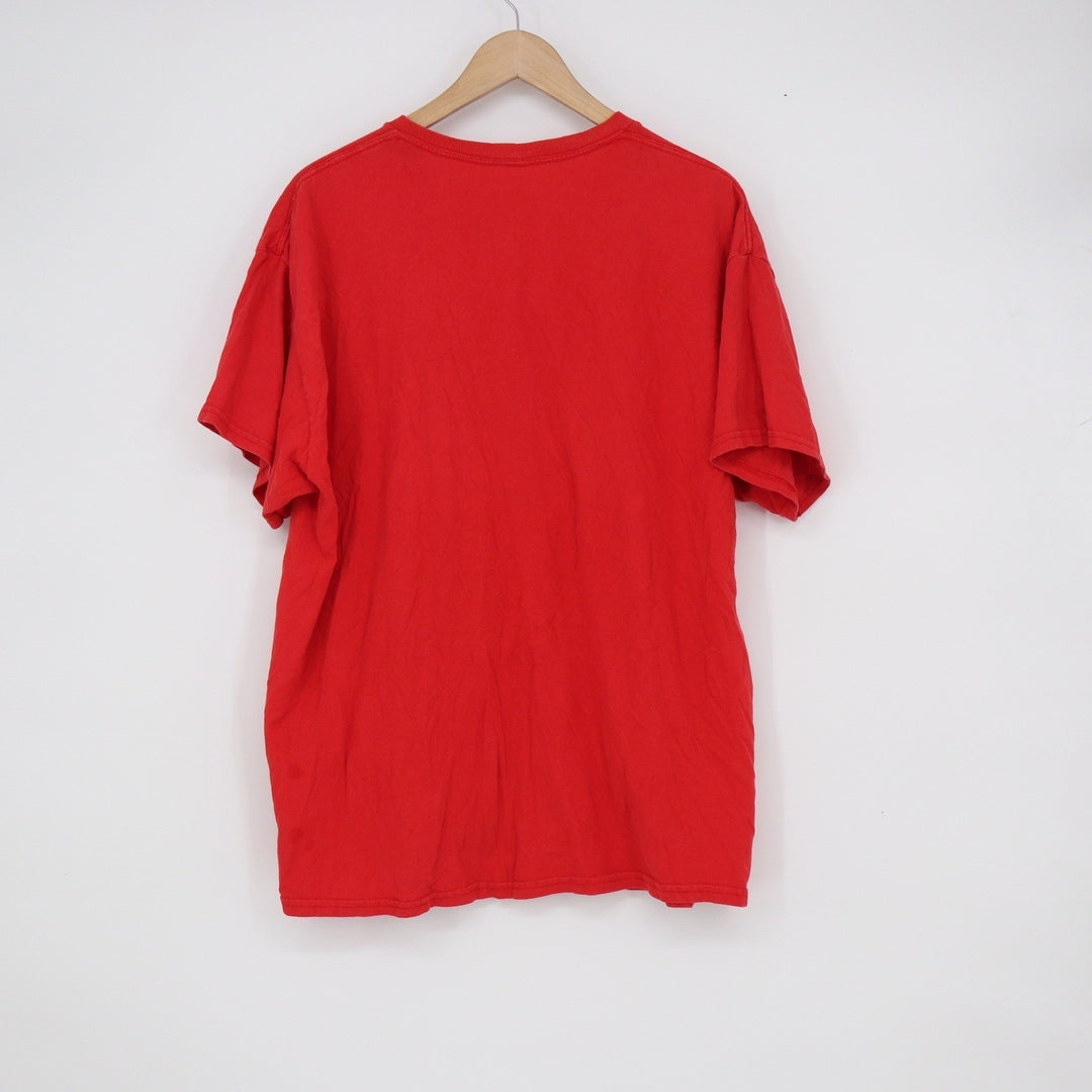 Disney Minnie Mouse Red Graphic Tee Shirt XL Short Sleeve Cotton