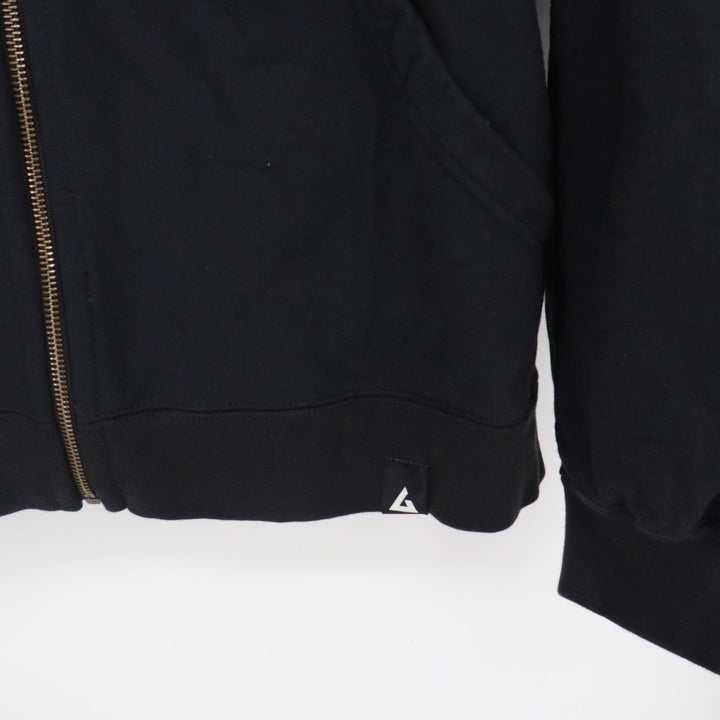 American Giant Mens Black Full Zip Hoodie Quality Clothing Made In USA Size L