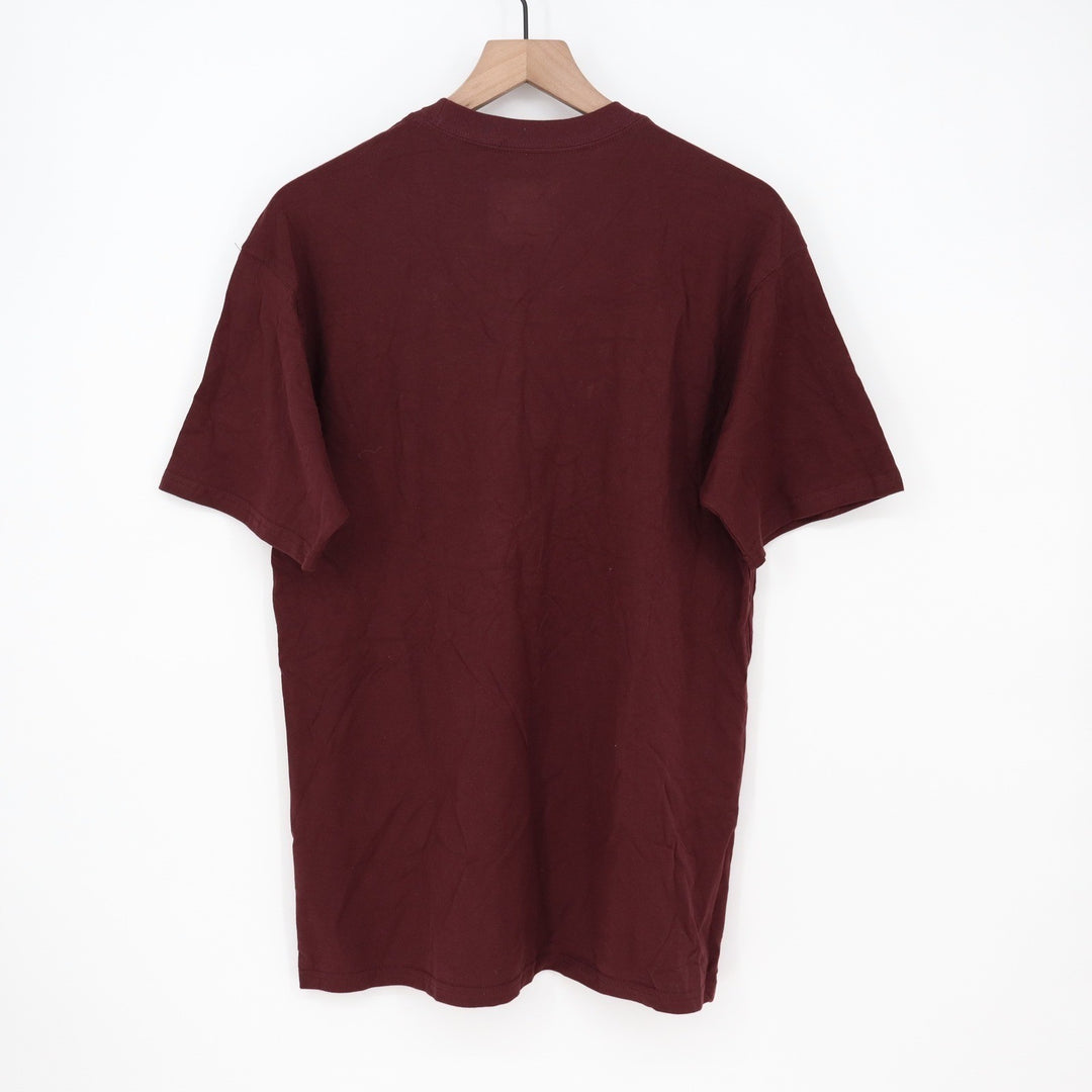 Nike Teamwork Makes the Dream Work Graphic T-Shirt Burgundy Maroon Loose Fit