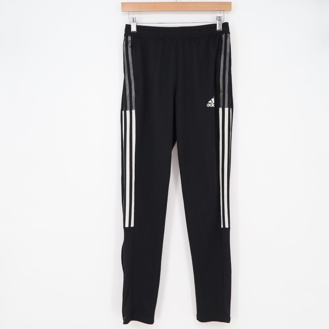 adidas Pants Youth 13-14Y Primegreen AEROREADY Black Tapered Soccer Excellent