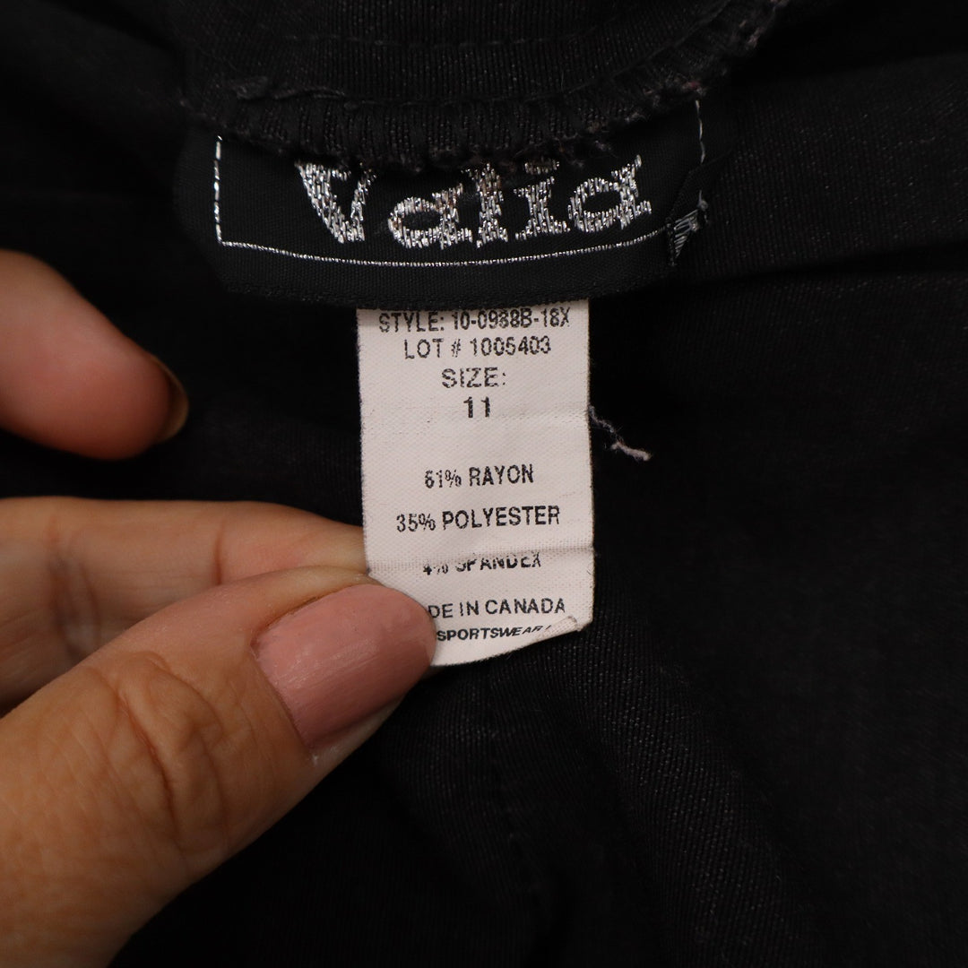 Valid Black Sailor Button High Waisted Wide Leg Trousers Pants Size 11 Canada