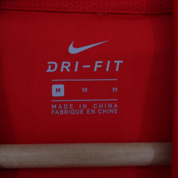 Nike Dri-FIT Boys Red Graphic Swoosh Long Sleeve Hoodie Size M